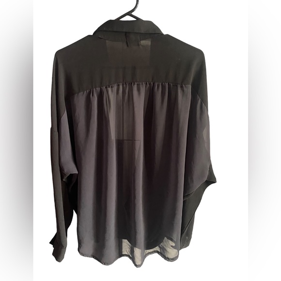 Loft 82 Sheer Overlay blouse - Picture 3 of 9